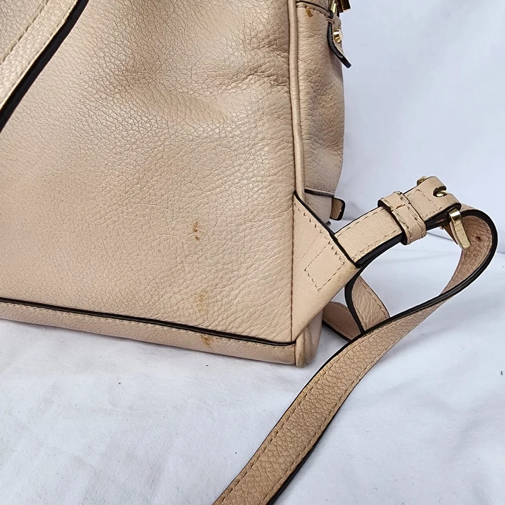Michael Kors Rhea Zip Medium Size Backpack Soft Pink‎ Leather Blush